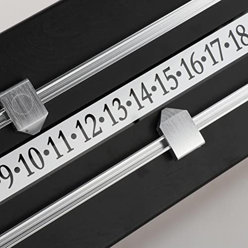 Portable Billiard Score Board Scoring Device Snooker Game Referee Tabletop Games Wood Shuffleboard Scoreboard