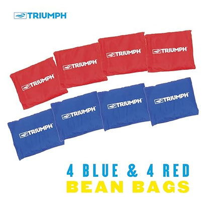 Triumph Tournament 2' x 3' Cornhole Set with 8 All-Weather Bean Bags – Durable Tailgate Game Boards for Backyard BBQs, Camping, Family Activities, and Outdoor Summer Party Fun