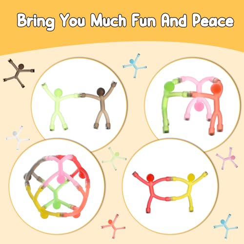 Magnetic Travel Toys for Toddlers Kids, Fidget Toys Airplane Car Travel Activities Essential,Road Trip ‌Sensory Toys Magnet People Men, Toys for 3 4 5 6 7 8 Year Old -10PCS - style: Translucent-10