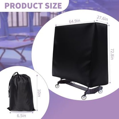 Ping Pong Table Cover Compatible with Stiga,Waterproof,Dustproof,Sun-resistant,Table Cover Compatible with Stiga,Indoor&Outside,210D Oxford Fabric