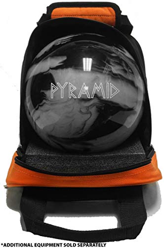 Pyramid Path Plus One Spare Tote Bowling Bag with Front Accessory Pocket - Holds One Bowling Ball and Small Accessories - color: red
