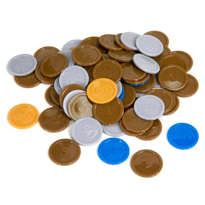 Merchant Ambassador Retro Arcade Electronic: Coin Pusher - Tabletop Game, Push The Coins Over The Edge to Win, 1 Player, Ages 6+ - style: Coin Pusher