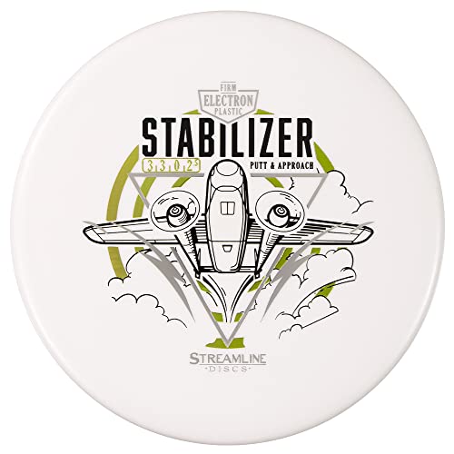 Streamline Discs Electron Stabilizer Disc Golf Putter (Choose Your Firmness/Colors May Vary) - size: 165-170g, style: Firm