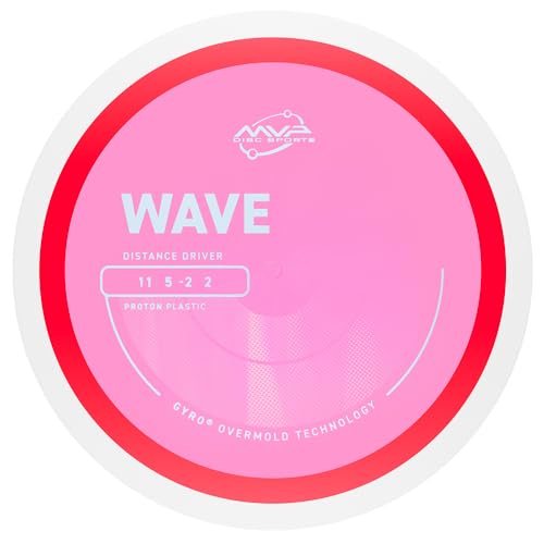 MVP Disc Sports Proton Wave Disc Golf Distance Driver (Colors May Vary) - size: 160-165g