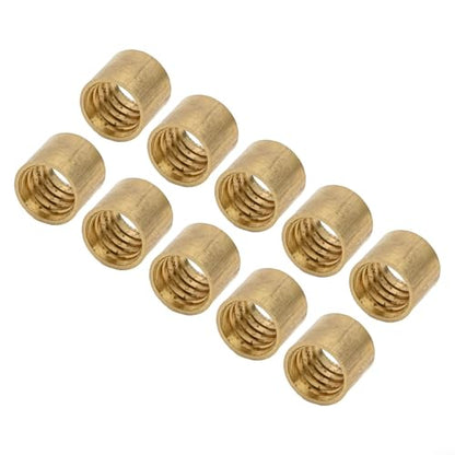 Brass Billiard Cue Tip Hoop Ferrule, Snooker Pool Cue Repair Replacement Ring, Metal Collar for Cue Tip Maintenance, Multiple Sizes Available(9.5mm) - size: 9.5mm