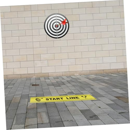 Dart Floor Markings Notice Line Floor Sticker for Dart Throwing Game Supplies