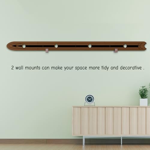 Extguds 5 FT Shot Board with Wall Mounts,4 Person Version,Sets:1 Shot Board + 2 Wall Mounts+50 Cute Shot Glasses, Perfect for Weddings,Bar,Family Gathering, Party
