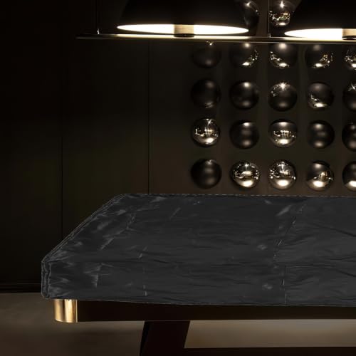 Waterproof Fitted Pool Table Cover Billiard Table Cover Made of Sturdy Oxford Cloth with Full Protection and Versatile Use for Indoor and Outdoor Furniture