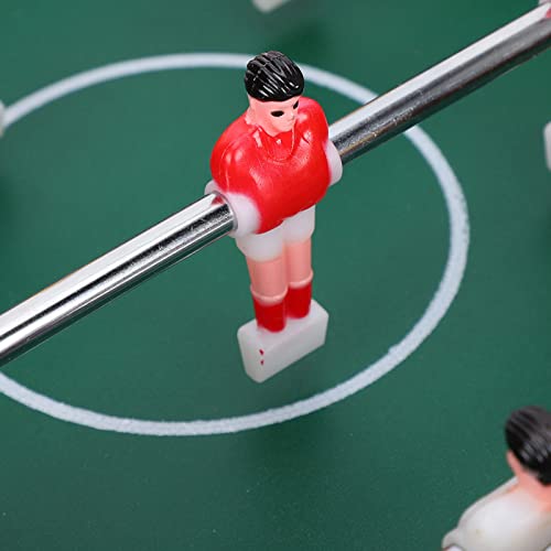 Puzzle Mini Foosball Table Soccerball Game for Kids Play Indoor Sports Gift Toys, Thicken Tube Wall, Slider Scoreboard, Wood Board, for Party, 13.6 X 8.5in