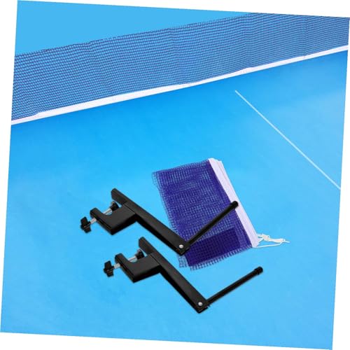 Cabilock Elastic Mesh Table Tennis Net and Post Set Portable Easy to Install for Indoor Outdoor Table Tennis Tables Training and Match Accessories
