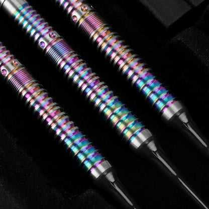 WIN.MAX Darts Soft Tip Set - 90% Tungsten Soft Tip Darts Set Professional 18 Grams Soft Darts Pro Dart Set with Extra 3 Flights - color: Purple