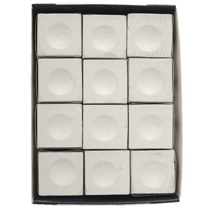Silver Cup Chalk, White, 12-Piece Box
