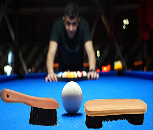 Billiard Pool Table and Rail Brush Set Wooden Pool Table Nylon Bristle Brush Billiards Table Snooker Accessorie
