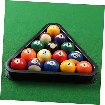 Toddmomy Mini Billiard Rack Triangle Pool Ball Rack Plastic Pool Table Accessories Compact 7.08In Billiard Triangle Frame