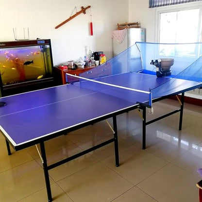 Table Tennis Ball Catch Net Ping Pong Ball Collecting Net Training Tool Table Tennis Robot for Serve Catcher Equipment for Ball Collection Serve or Multi-Ball Training
