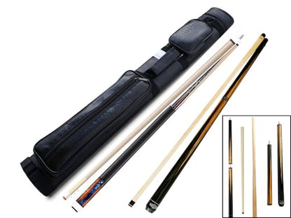 Combo Deal ! Champion Constellation Pool cue and Nemesis Jump and Break cue, Pro Taper,2X2 Cue Case, Two Champion Gloves - size: Jump break cue 19oz, Playing cue 19oz, style: Model 6