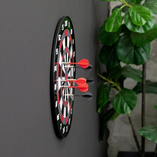 Accudart 16" Magnetic Dartboard Set – Magnetic Dart Board with 6 Darts, Wall Mount Design, No Steel Tips, Ideal for Casual Play