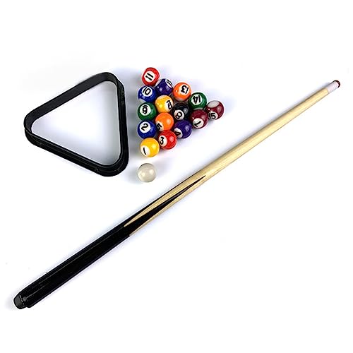 Hemobllo Wooden Pool Cue Stick for Boy Girl Billiard Cue for Boy Girl Lightweight Billiard Tool for Learning and Fun for Spaces and Accurate Shots