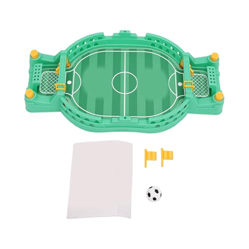 Success Soccer Game Board, Parent Child Interactive Foosball Tabletop, Mini Football Game for Kids Ages 3+ Years Old, Portable Travel Toy for Family Bonding - color: Green