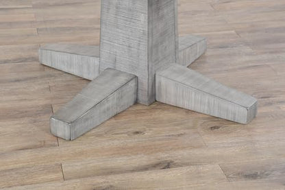 Empire USA Blaze Poker Game & Dining 2-in-1 Table (Weathered Grey Finish Table) - style: Weathered Grey finish Table