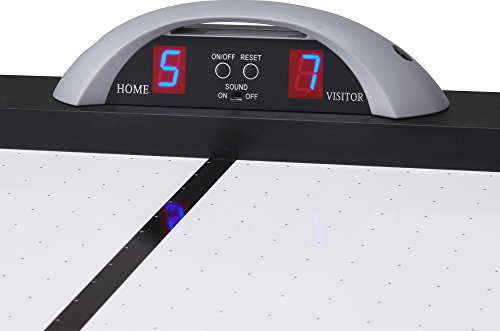 Fat Cat Storm 7 Foot Air Hockey Table for Adults with 80 CFM Motor, LED Electronic Scorer, Hockey Table with Pucks and Paddles Included