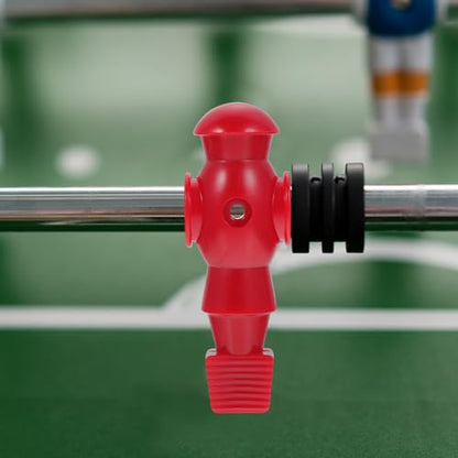 Veemoon Football Pool Player Replacement Set - 2Pcs Durable Resin Foosball Figures for Table Football Game Easy to Install and Colorful Design