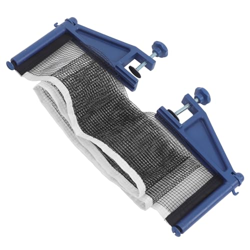 Reinforced Table Tennis Net and Post Set with Thickened Mesh Fit for Indoor and Outdoor Use Easy Setup Portable Pingpong Net Clamp for Standard Tables Recreational Equipment