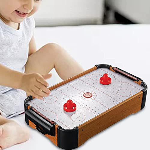 Tabletop Air Hockey Game Board Compact Operated Hockey Tabletop Educational Toy for Kids Two Player Indoor Gathering Parent