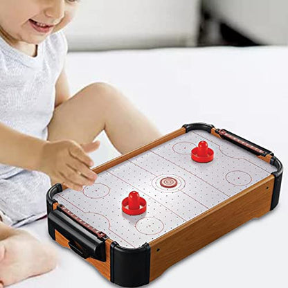 Tabletop Air Hockey Game Board Compact Operated Hockey Tabletop Educational Toy for Kids Two Player Indoor Gathering Parent