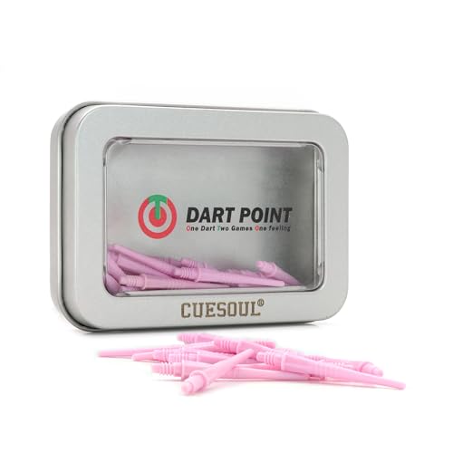 CUESOUL OTO Small Thread Soft Tip Dart Point Pack - color: Pink