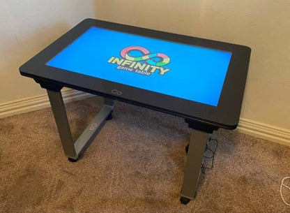 Infinity Arcade 1Up Gaming Table Cover, Black ABS Plastic, 32-Inch Digital Display Surface, Protective Accessory for Interactive Game Tables
