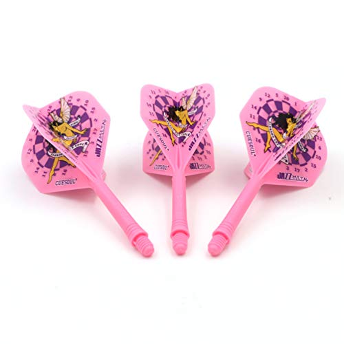 CUESOUL Jazz-Metal ROST Integrated Dart Shaft and Flights Standard Shape,Set of 3 pcs - color: CS-JMAK56XBFN