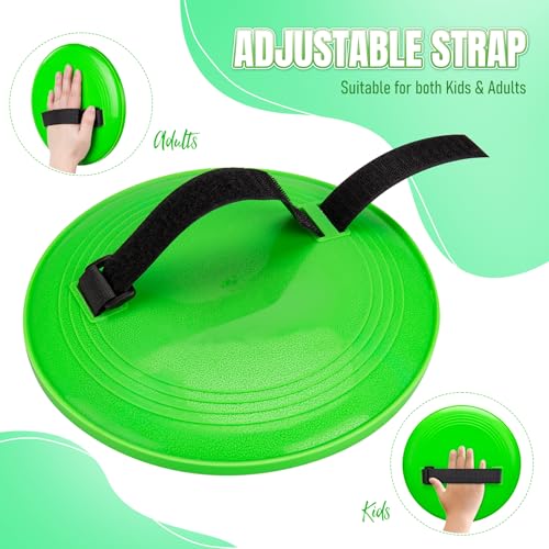 Toss and Catch Ball Game Set, 4 Paddles and 4 Balls Outdoor Paddle Catch Game for Kids, Backyard Beach Pool Yard Toy, Summer Birthday Gift for Boys Girls Ages 4-12 - color: Green Blue+yellow Green