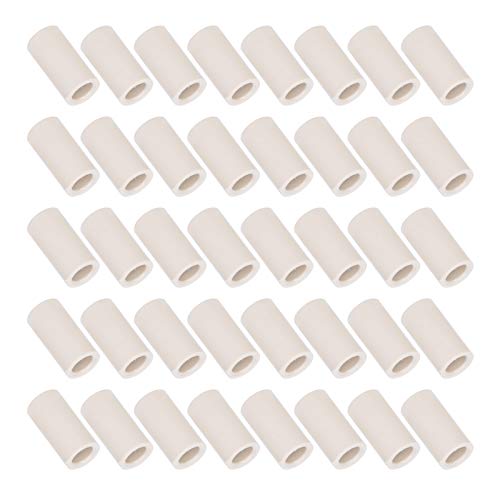 40Pcs Fiber Billiards Stick Pool Cue Ferrules Tubes Replacement Parts Repair Accessories Leisure Sports Game Room Cue Ferrule Pool Replacement Kit Stick Ferrules Kamui - size: 13MM 1 inch