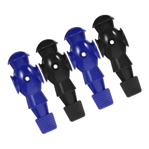 4Pcs Table Soccer Figures Foosball Replacement Players PP Resin Football Men Statues for Standard Rods Navy and Cyan