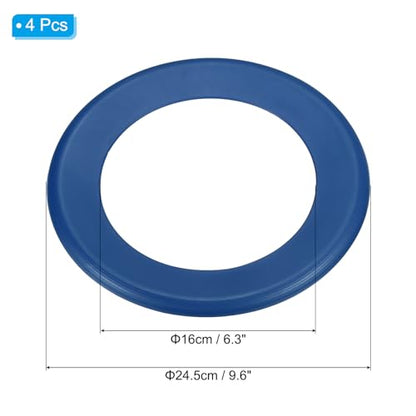 PATIKIL Flying Rings, PP Plastic Flying Discs for Sports Outdoor Playing Game Beach Pool Camping - color: Navy Blue