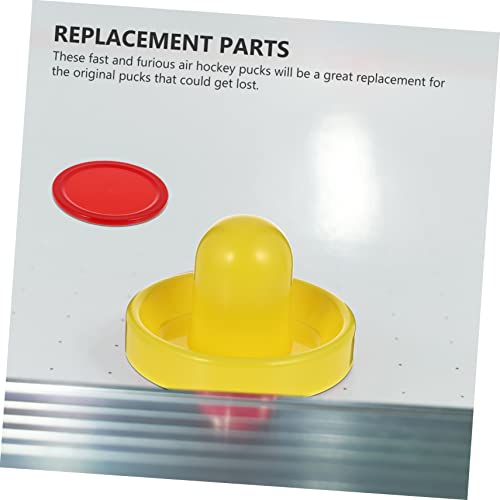 POPETPOP Air Hockey Table Game Set Pucks and Paddles 1 Set of Mini Air Hockey Accessories Fun Family Recreation for Boys and Girls and Adults
