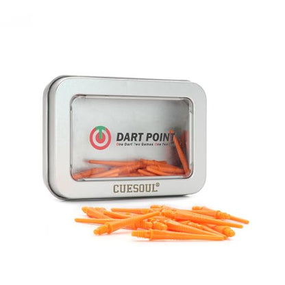 CUESOUL OTO Small Thread Soft Tip Dart Point Pack - color: Orange