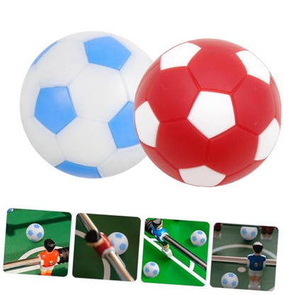 32mm Mini Foosball Balls 6-Pack for Tabletop Soccer Games Desktop Football Accessories for Adults and Boys and Girls for Family Gatherings