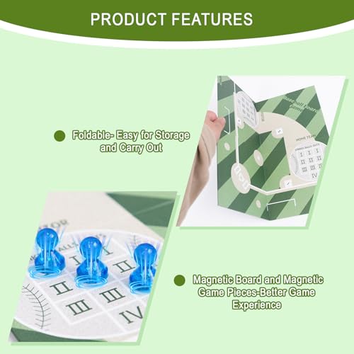 Baseball Board Game,Foldable Baseball Dice Board Game, Travel Game and Indoor Table Game,Perfect for Home Party,Family Night,Road Trip
