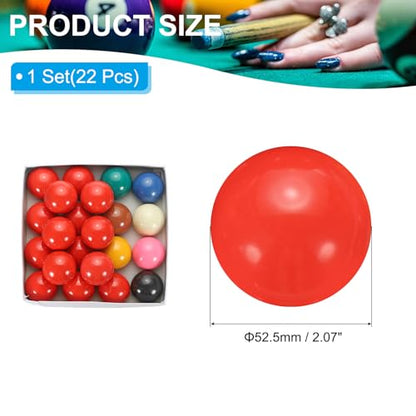 PATIKIL Billiards Balls Set, Regulation Size 22 Professional Billiard Balls, Including Cue Ball Pool Table Balls