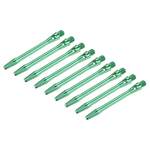 PATIKIL Dart Shaft, Medium 2BA Thread Aluminum Dart Stems Dart Accessories Throwing Fitting for Steel Tip - color: Green, size: 48mm