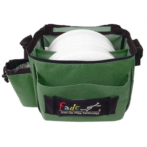 Gotta Go Gotta Throw Fade Lite & Fade Crunch Disc Golf Starter Bags – Lightweight, Durable, & Spacious – Perfect for Beginners, Casual Players, and Glow Rounds - color: Lite | Green