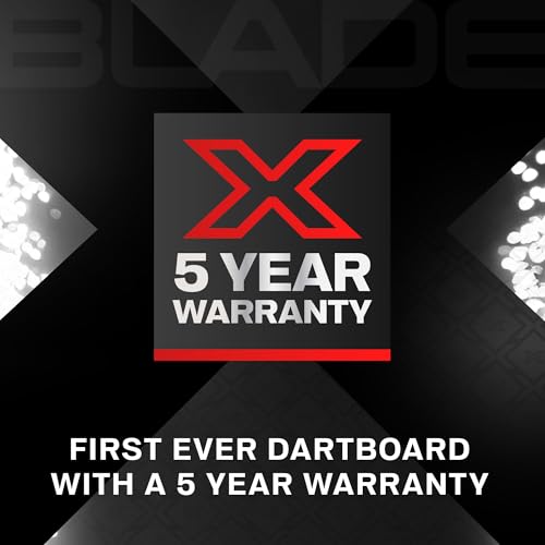 WINMAU Professional Bristle Dartboard - PDC Tournament Board with Official Tournament Specifications - Available in Blade 6 Single, Dual, Triple Core & Blade X Generations