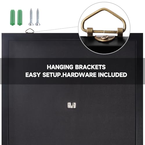 GSE Games & Sports Expert Dart Backboard with Wood Frame and Felt. Wall Protector for Dart Board Surround - color: Black