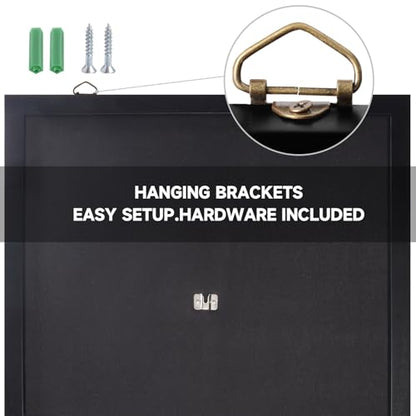 GSE Games & Sports Expert Dart Backboard with Wood Frame and Felt. Wall Protector for Dart Board Surround - color: Black