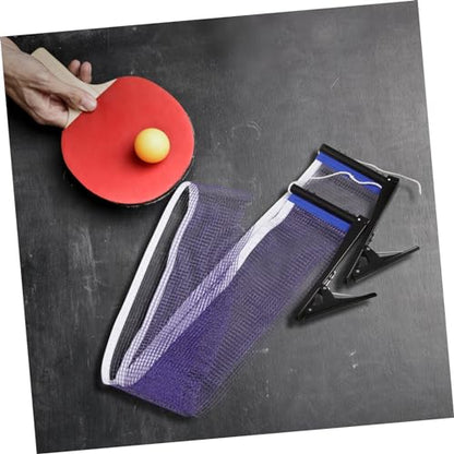 INOOMP 1set Portable Table Tennis Net Rack Easy to Install Design for Outdoor and Indoor Use Material for Grass and Flat Areas for Activities