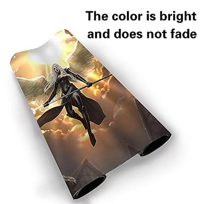 Board Game MTG Playmat Games Size 60X35 cm CCG Compatible for MTG CCG RPG Trading Card Game (Avacyn, Angel of Hope) - color: Avacyn, Angel of Hope