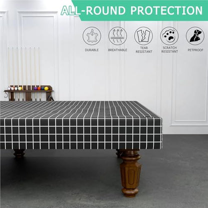 Heavy Duty Billiard Pool Table Cover Waterproof & Tearproof Dustproof Air Hockey Table Covers for Pool Table 7/8/9FT(284x157x21cm) - color: 284x157x21cm