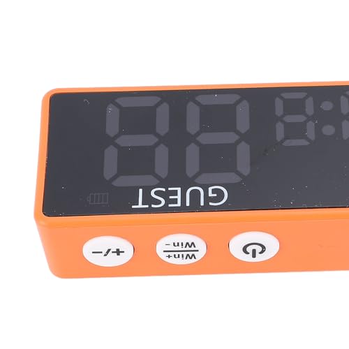 Asixxsix 6 Digits Scoreboard, Battery Powered Electronic Scoreboard, Magnetic LED Portable Scoreboard with Buzzer for Tabletop Games, Basketball, Volleyball, Cornhole, Shuffleboard